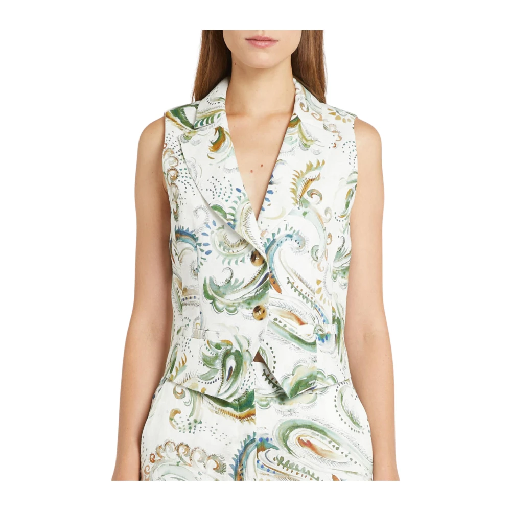Marella Women's Multicolor Sleeveless Tops, 2XS, Armilla Mllmelodia