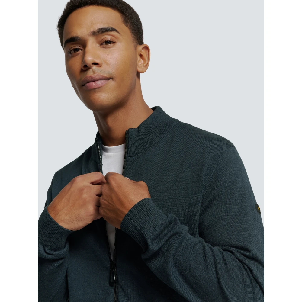 No Excess Melange 2 Gekleurde Vest Blue Heren