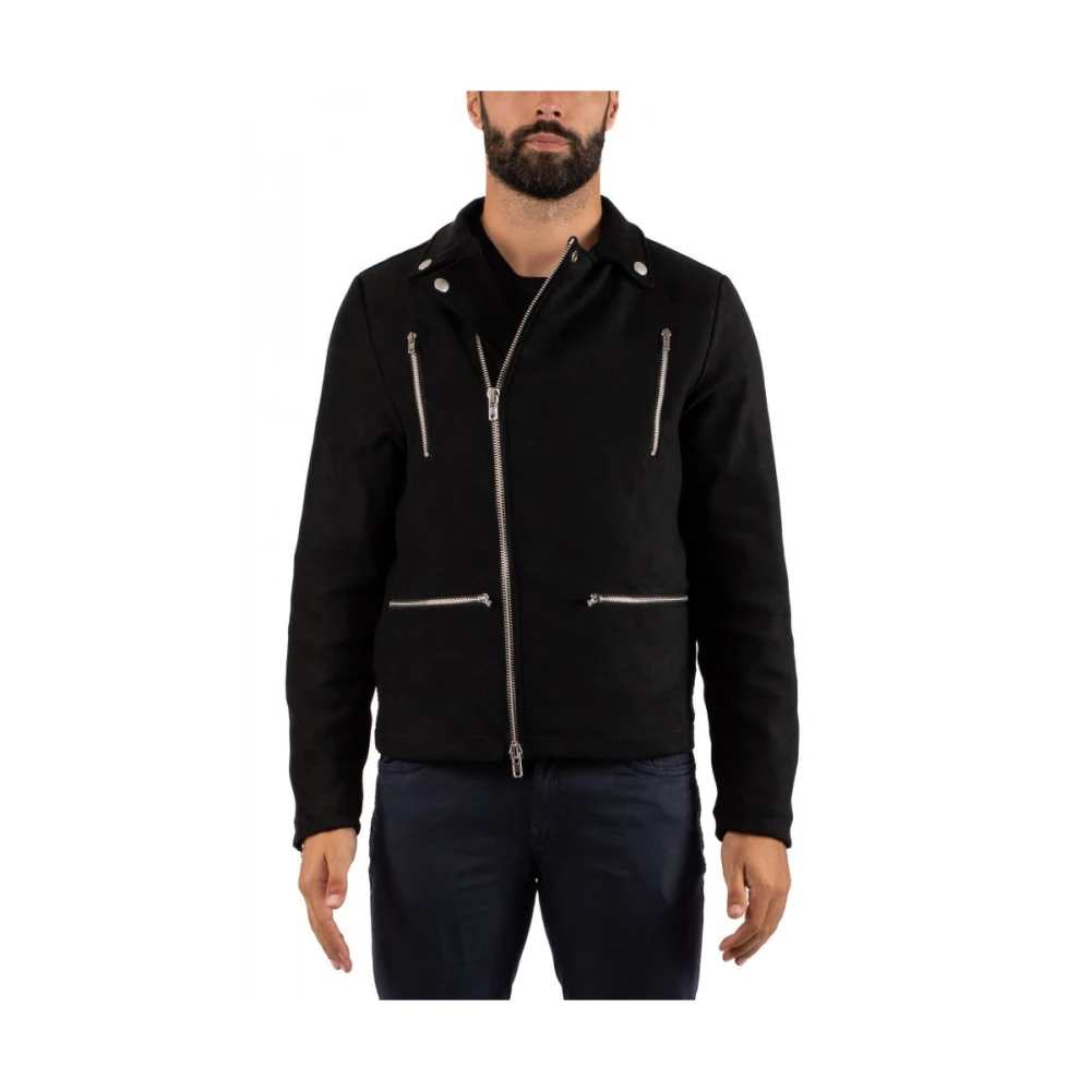 Daniele Alessandrini Herr Blouson Jacka Black, Herr