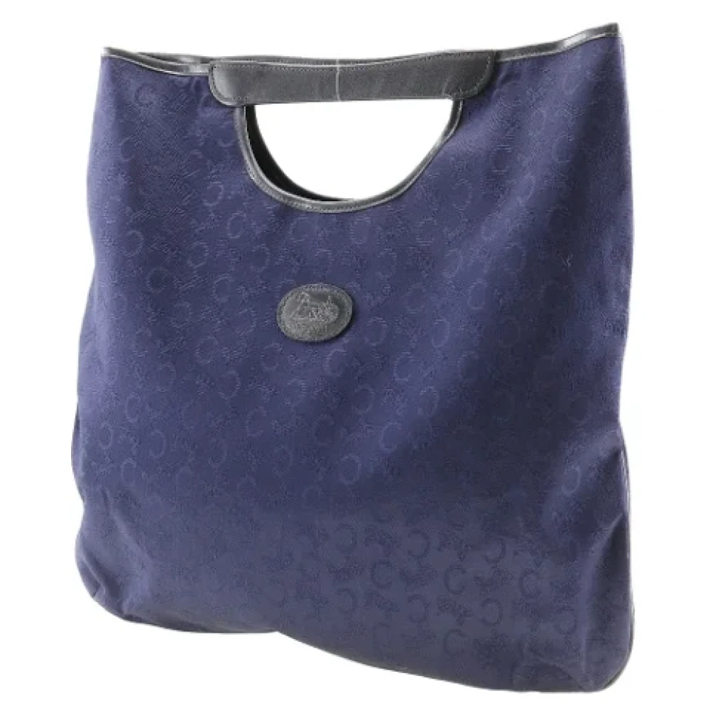 Celine Vintage Pre-owned Leather handbags Blue Dames