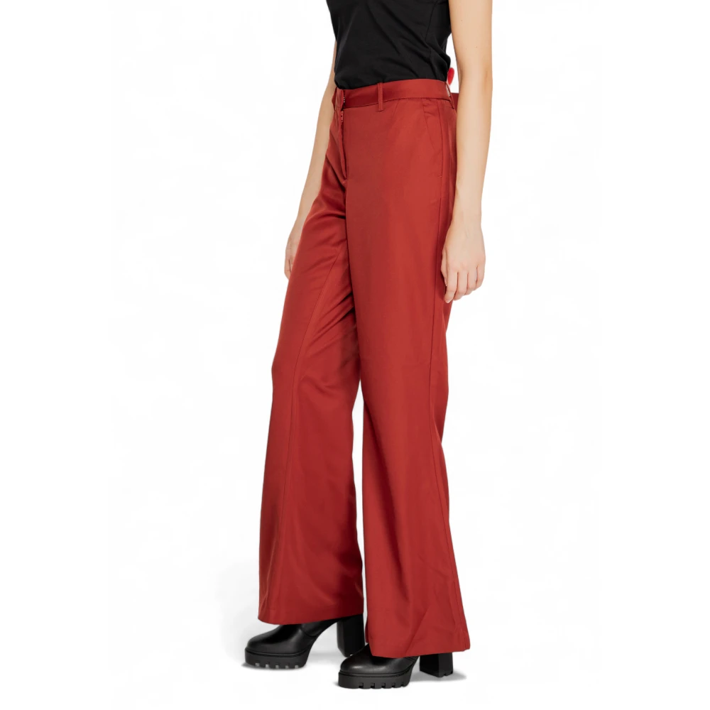 Vero Moda Flared Pant Herfst Winter Collectie Red Dames