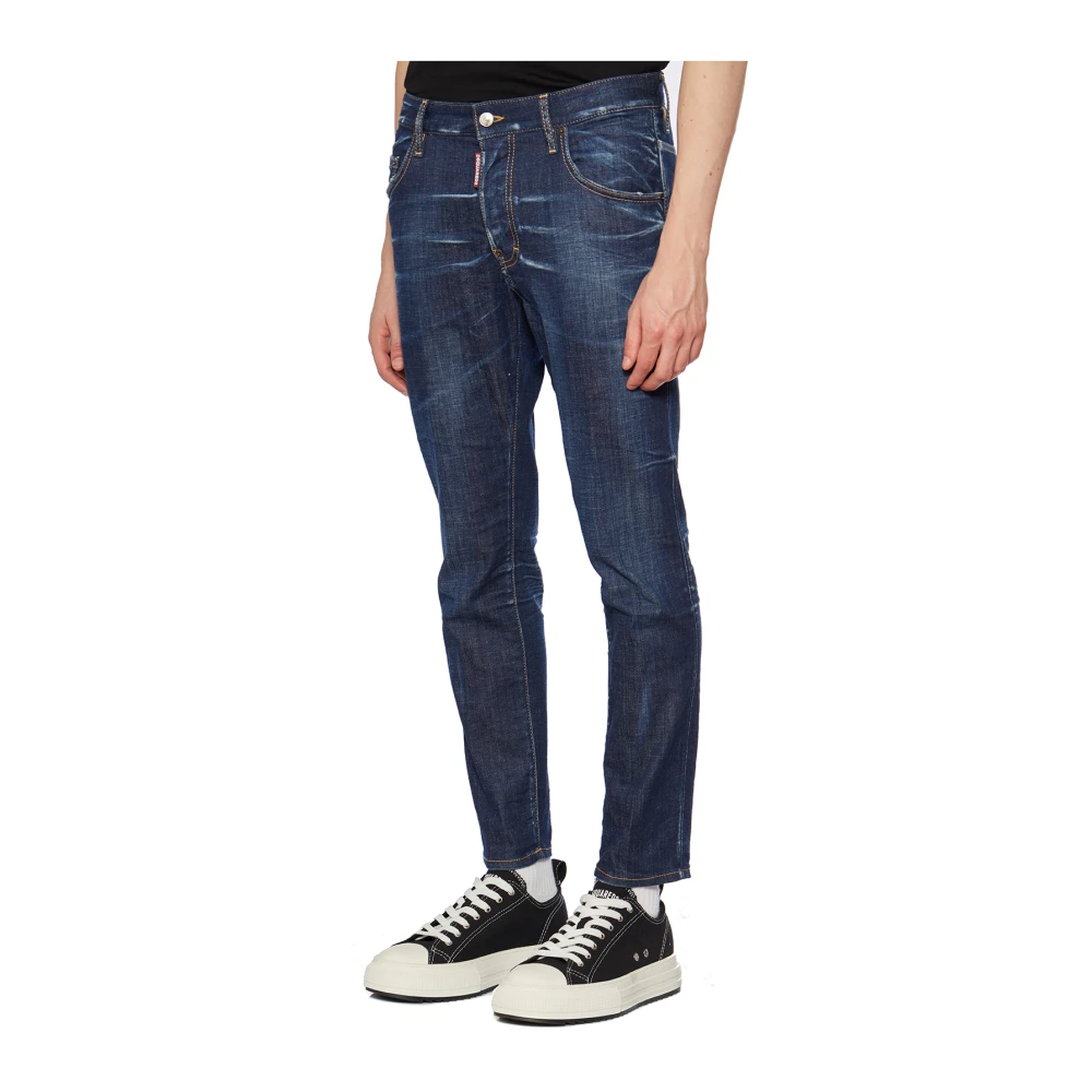 Dsquared2 Slim-Fit Denim Skater Jeans Blue Heren