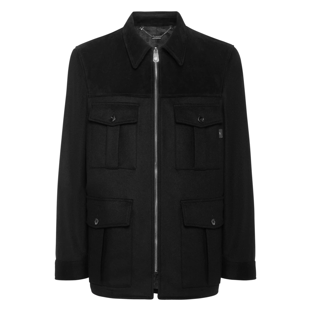 Billionaire Men's Black Light Jackets, 3XL, Field Jacket