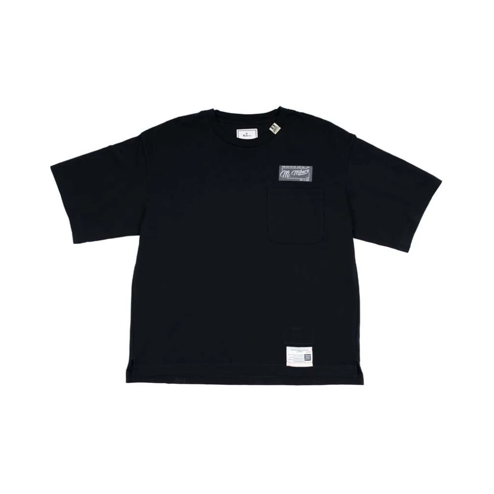 Mihara Yasuhiro Zwart T-shirt met achterprint Black Heren