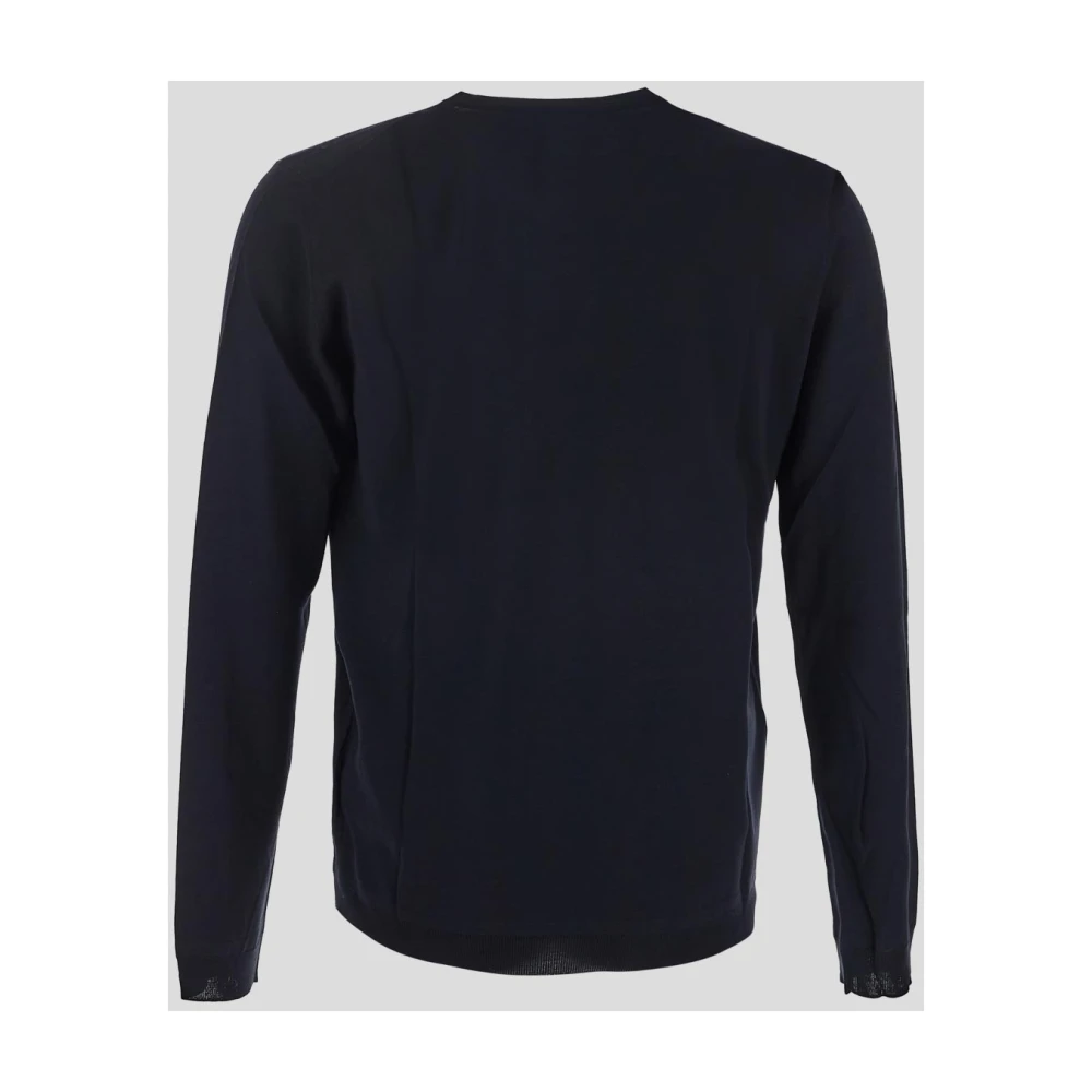 Goes Botanical V-neck Knitwear Blue Heren