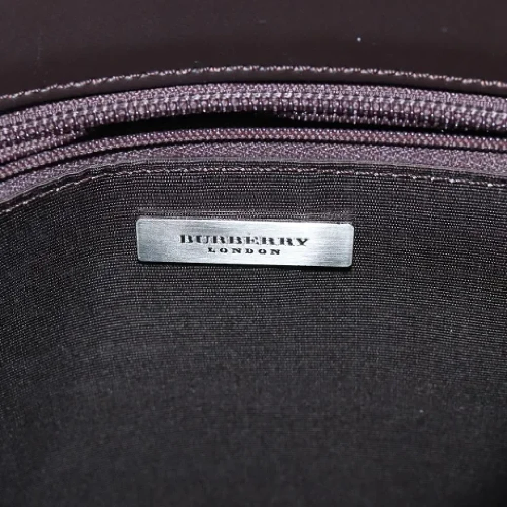 Burberry Vintage Pre-owned Fabric handbags Black Dames