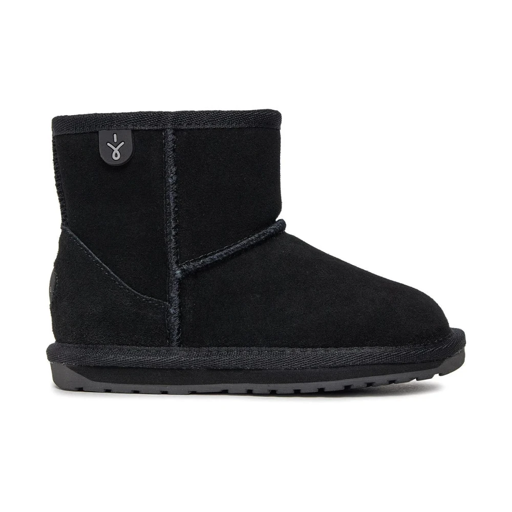 Emu Black Kids Boots, Female, 24 Eu, Wallaby Mini Ankle Boot