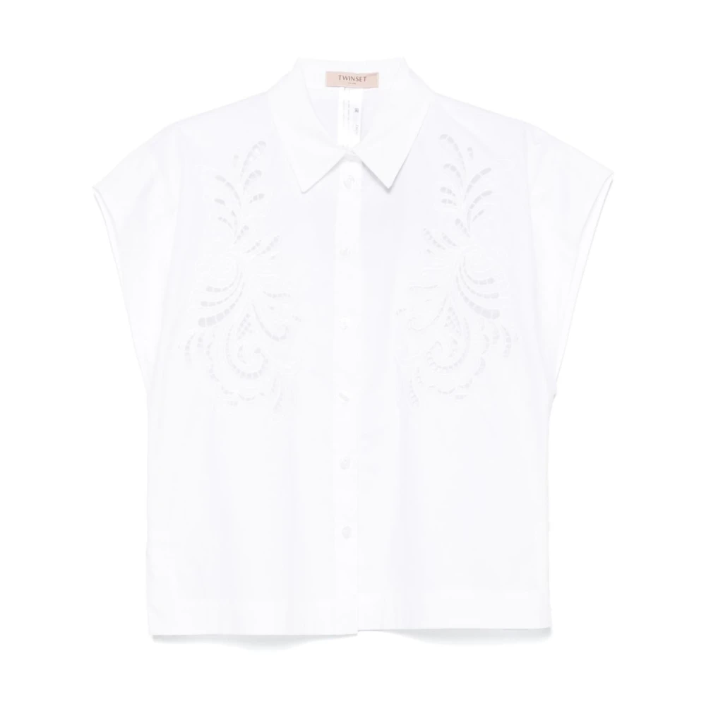Twinset Women's White Shirt Set Stylish - Shirts - M - Blouses & Shirts