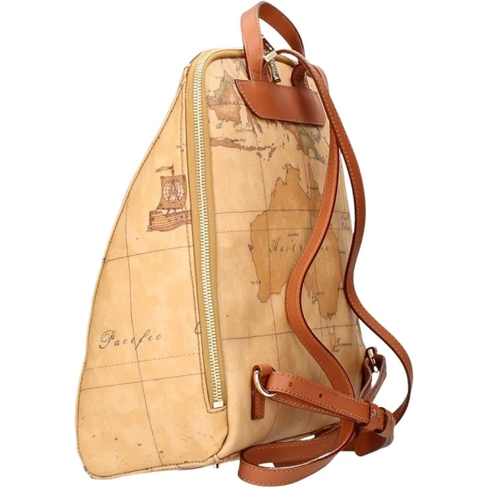 Alviero Martini 1a Classe Geo Classic Beige Rugzak Beige Dames