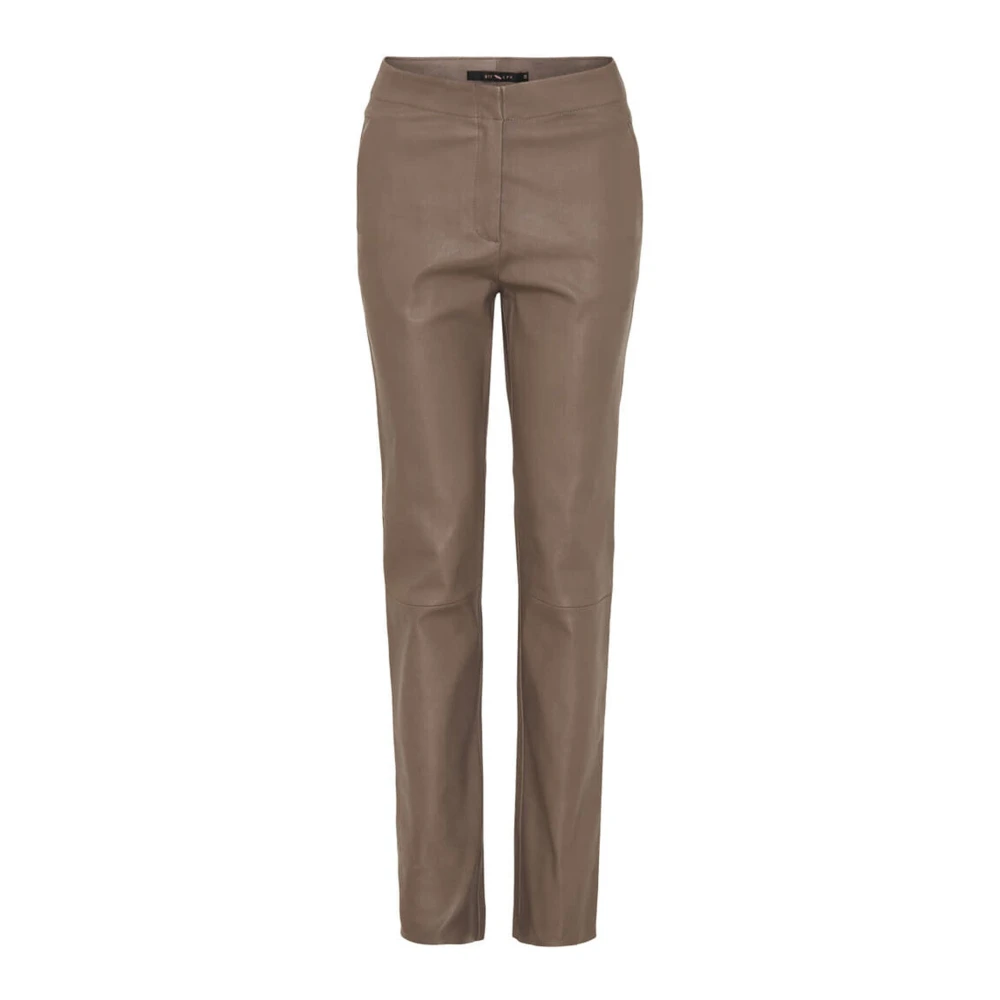 Btfcph Donna Beige Pantaloni Elasticizzati Relaxed