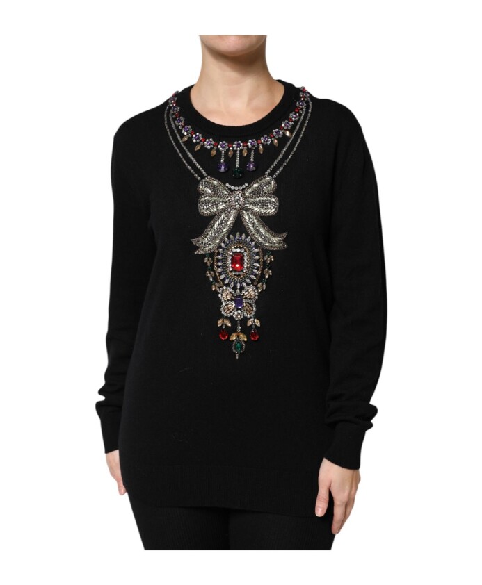 pull-a-col-rond-ornee-de-cristaux