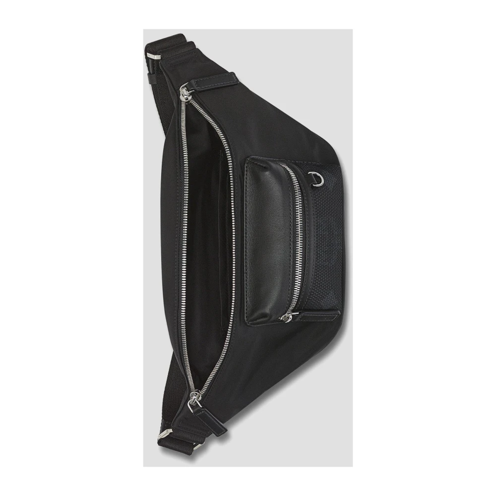 MCM Prins heuptas gemaakt van gerecycled nylon Black Unisex