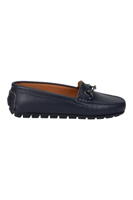 Blå Moccasins Sommarstil