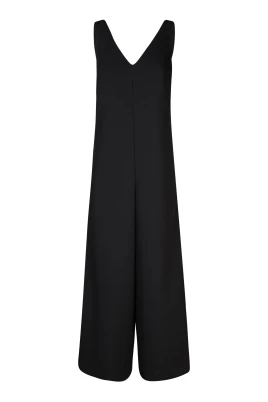 V-ringad jumpsuit med croppade ben