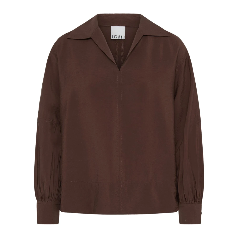 Ichi Damen Marron Bluse Ihluba - Bild 2