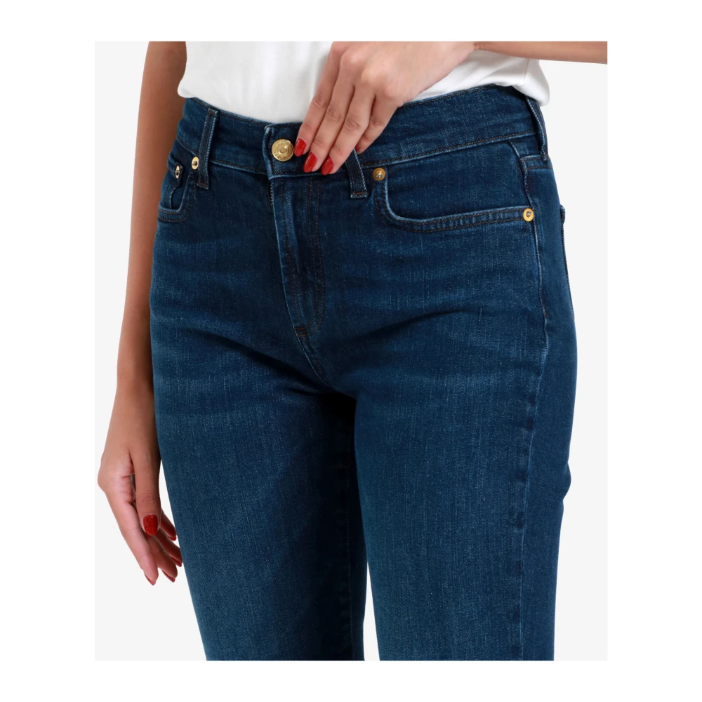 Roy Roger's Denim Bootcut Jeans met Salpa Patch Blue Dames