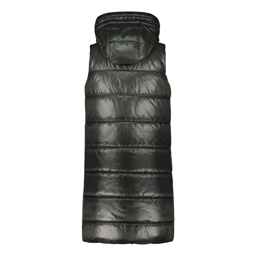 Betty Barclay Gewatteerd Vest met Capuchon Green Dames