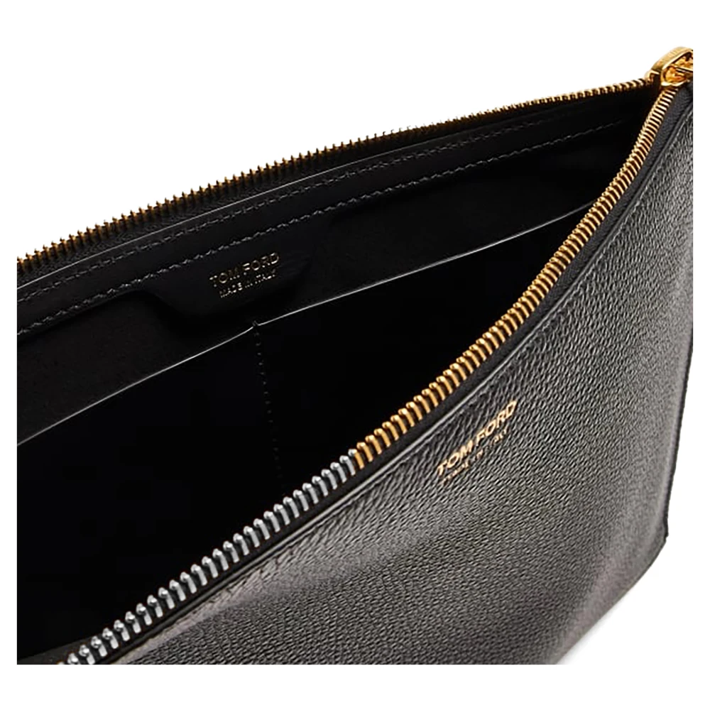 Tom Ford Platte Pouch Portemonnee Black Heren