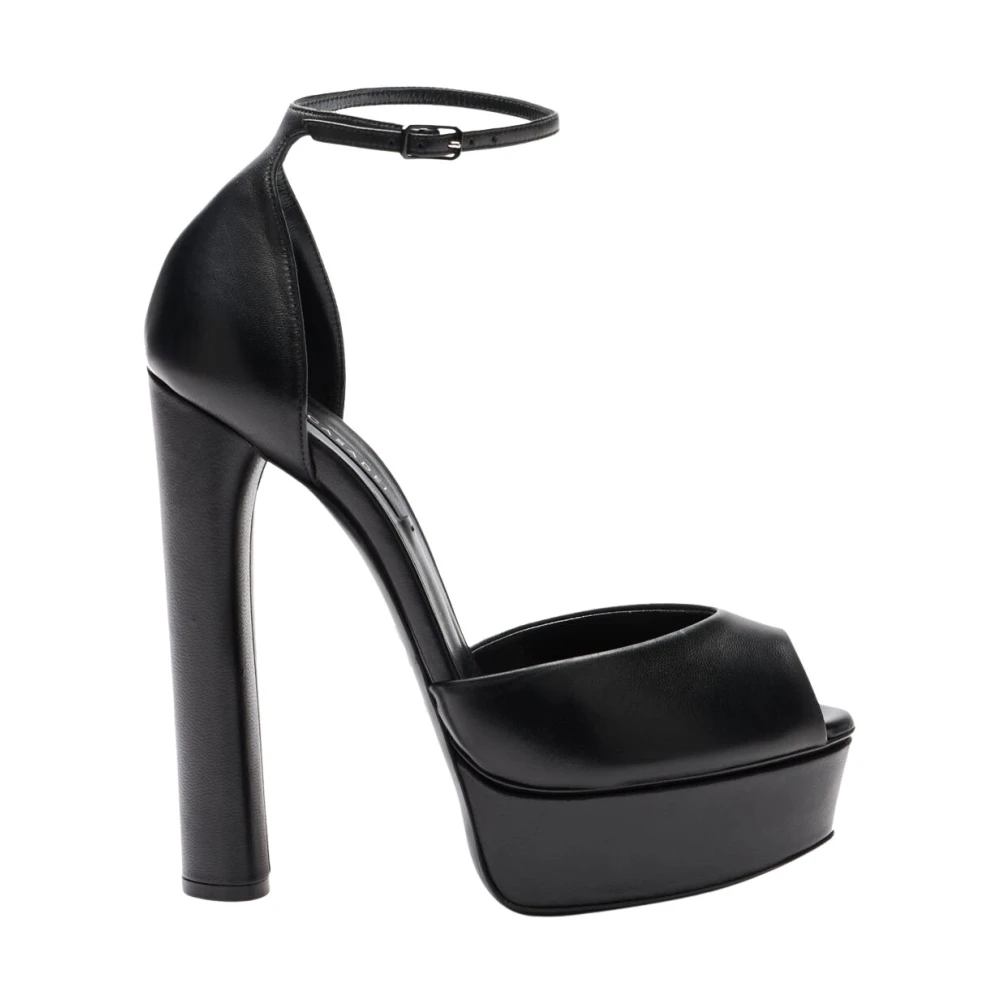 Casadei Sandalo Flora Platform - Donna Plateau Nero 38 - Immagine 2
