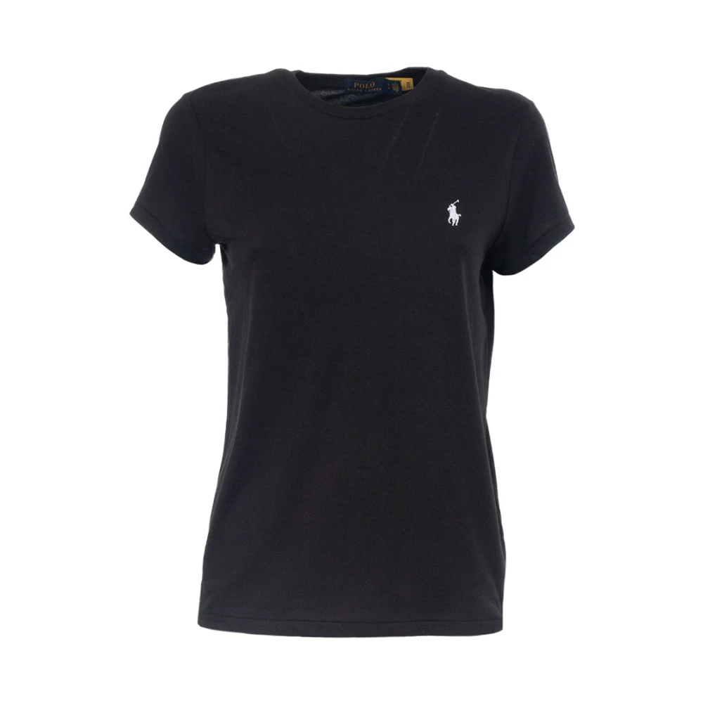 Polo Ralph Lauren Katoenen Polo T-Shirt Black Dames