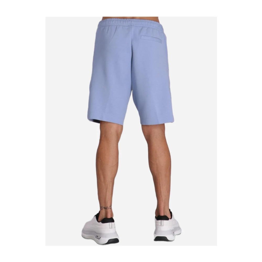Hugo Boss Blauwe Casual Shorts 100% Katoen Blue Heren