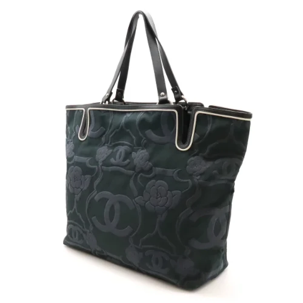Chanel Vintage Pre-owned Canvas totes Black Dames