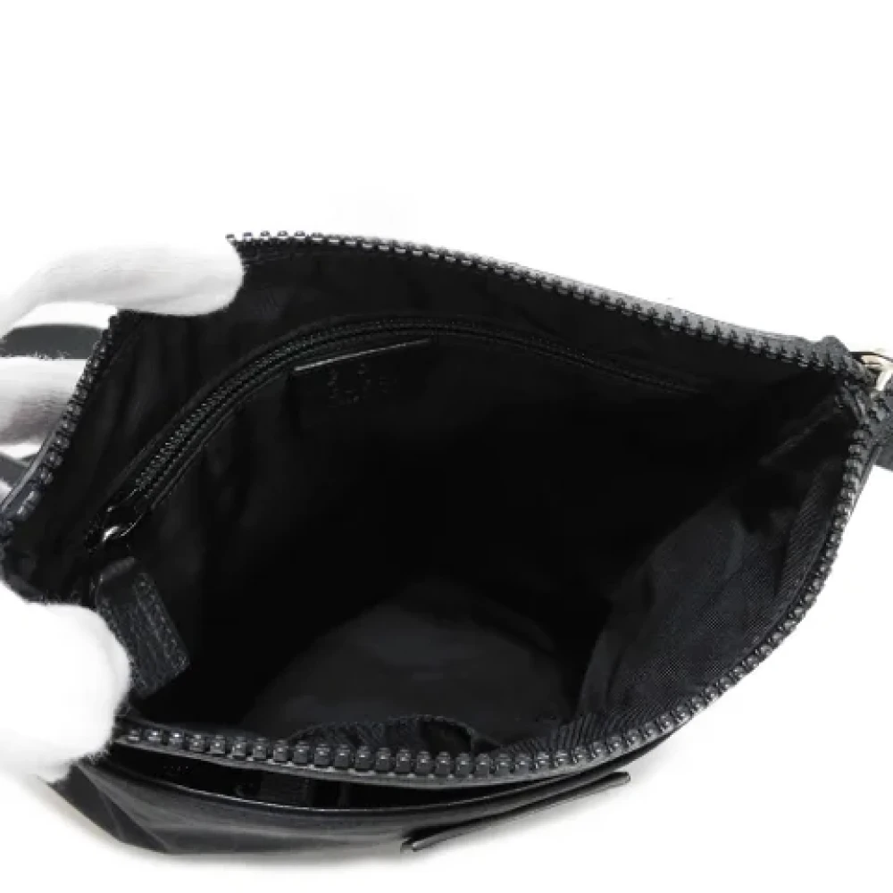 Gucci Vintage Pre-owned Canvas crossbody-bags Black Dames