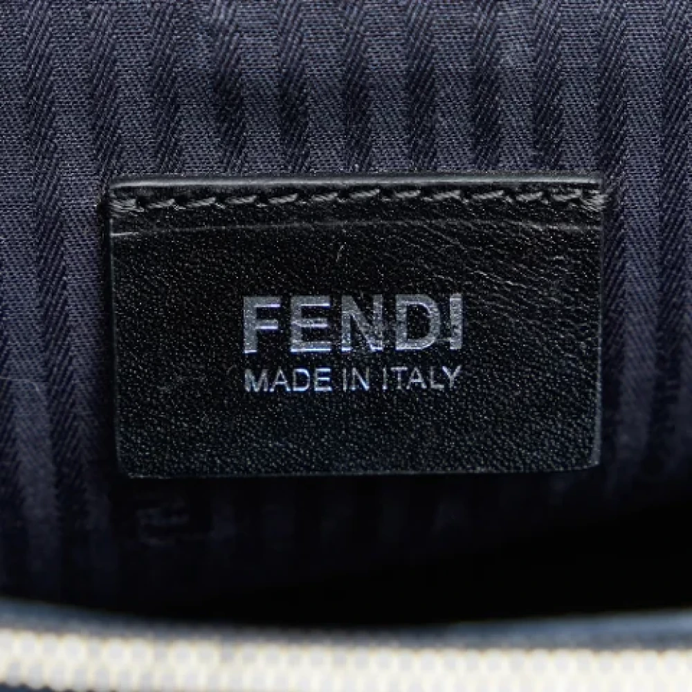 Fendi Vintage Pre-owned Raffia fendi-bags Beige Dames