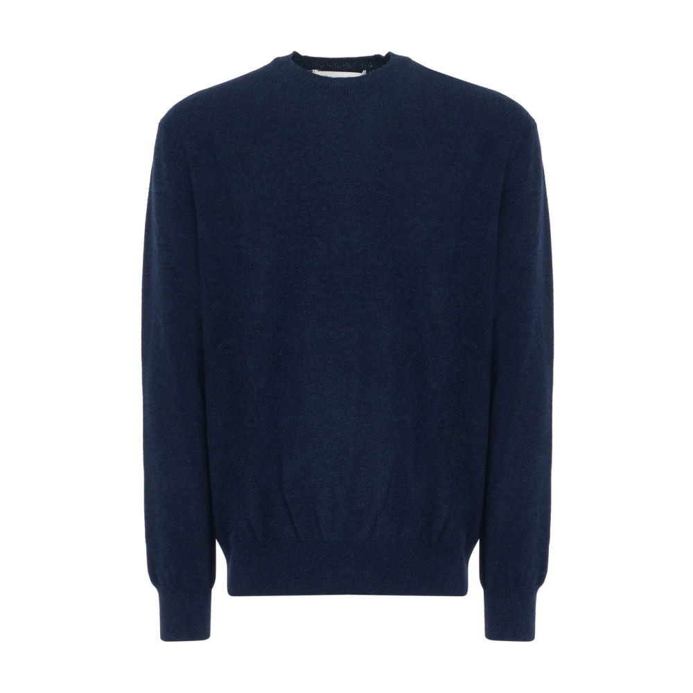 Comme des Garçons Navy Gebreide Trui Blue Heren