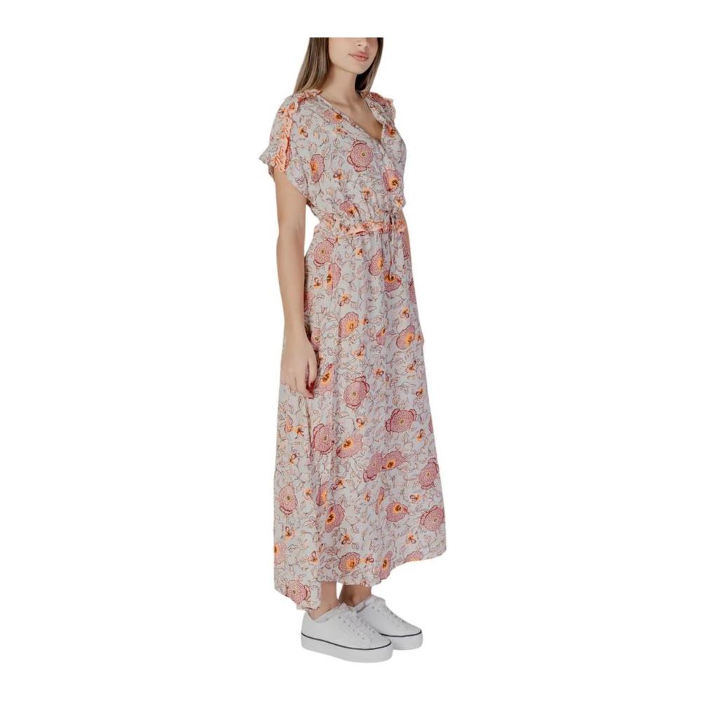 b.Young Katoenen Jurk Lente Zomer Collectie Multicolor Dames