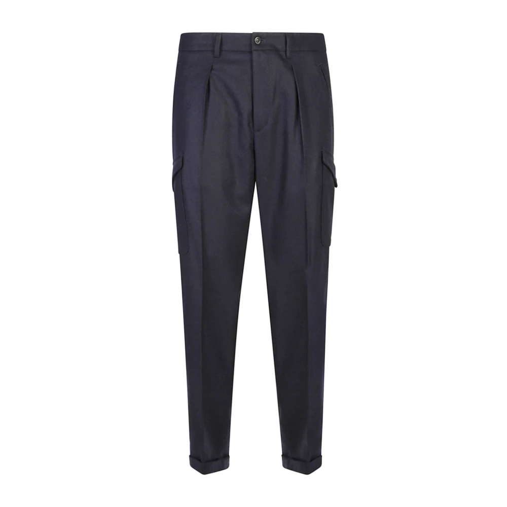 Boglioli Zwarte Broek voor Mannen Aw24 Black Heren