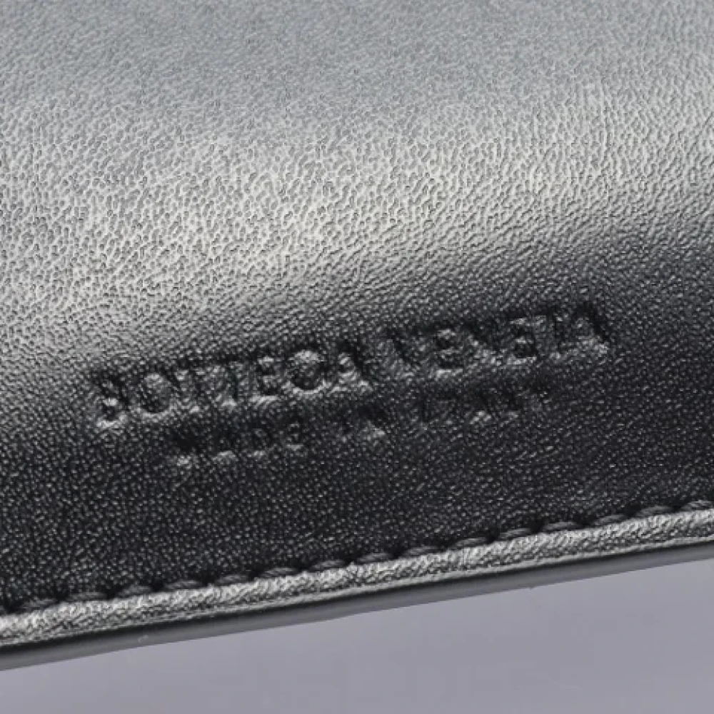 Bottega Veneta Vintage Pre-owned Leather wallets Black Dames