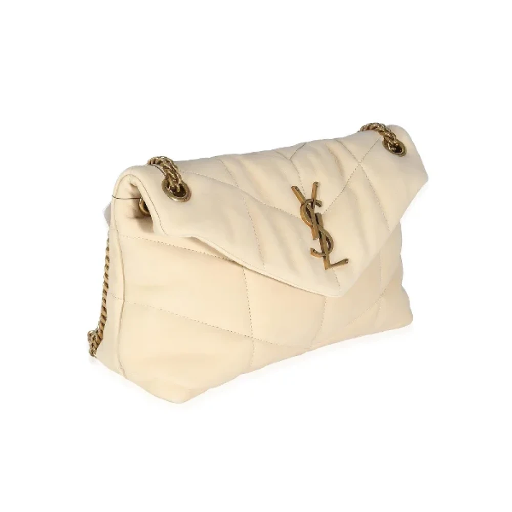 Yves Saint Laurent Vintage Pre-owned Suede shoulder-bags Beige Dames