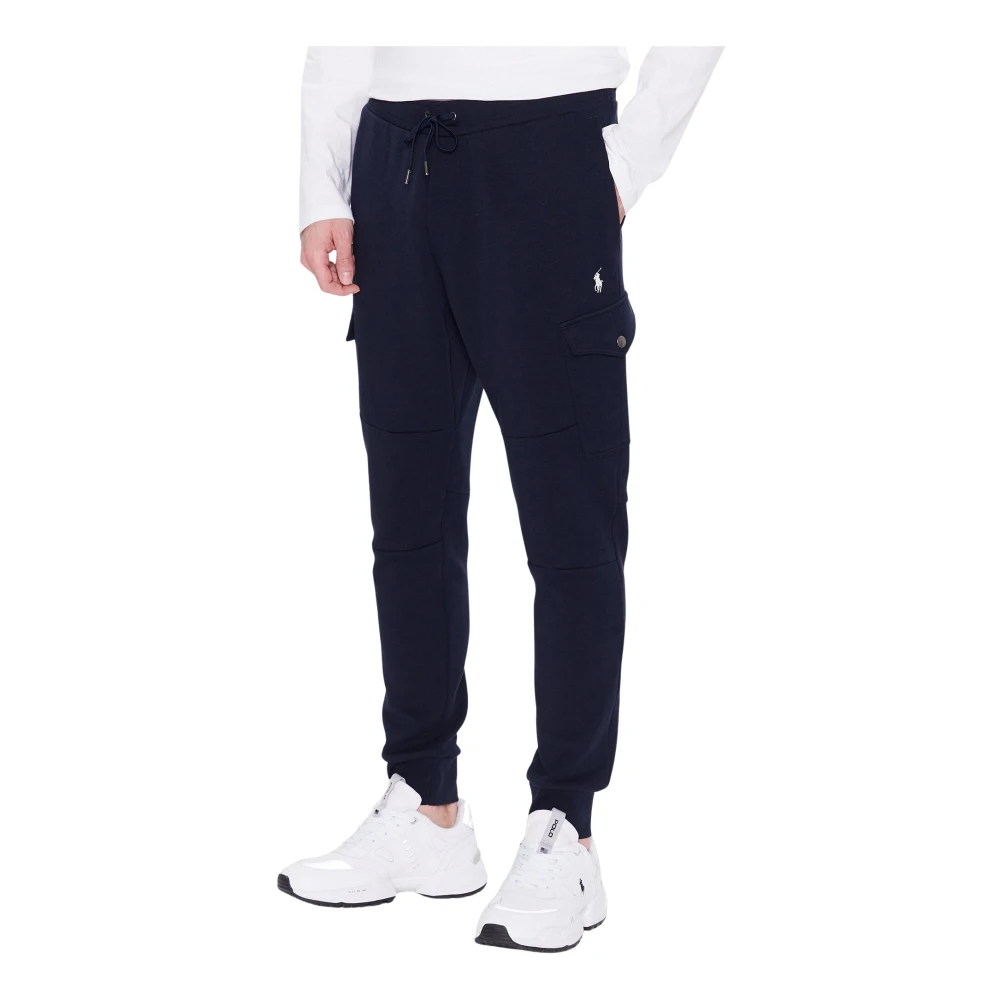 Polo Ralph Lauren Men's Blue Cotton Jogging Pants