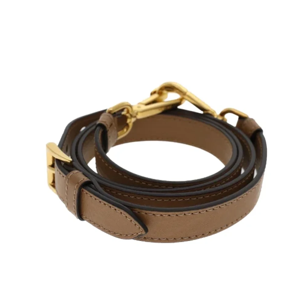 Prada Vintage Pre-owned Leather belts Brown Dames