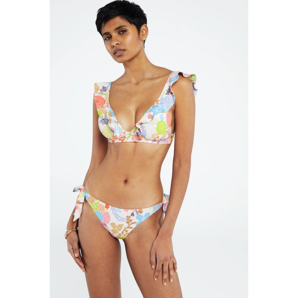 Fabienne Chapot Ruffle Triangle Bikini Top Multicolor Dames