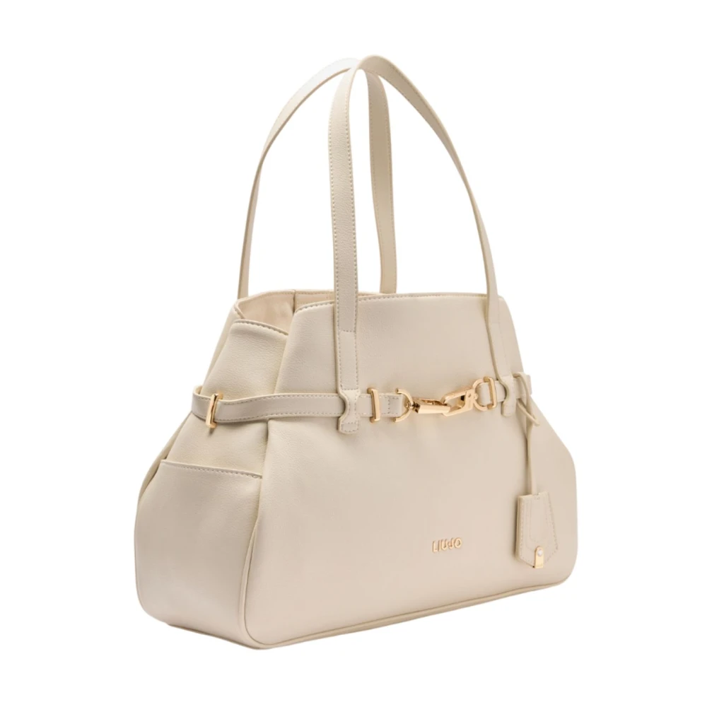 Liu Jo Stijlvolle Tote Tas met Ritsvak Beige Dames