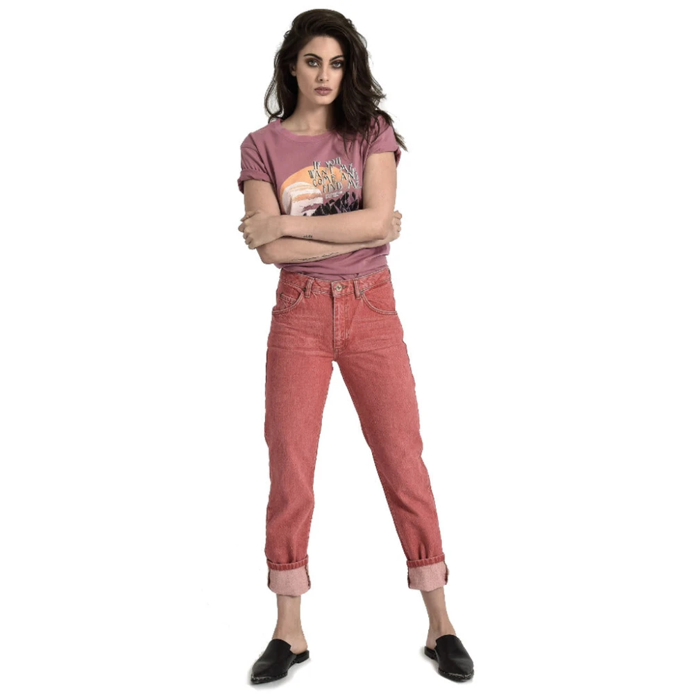 One Teaspoon Kleding Jeans Red Dames