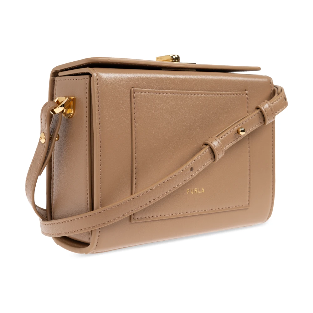 Furla Schoudertas Acro Mini Brown Dames