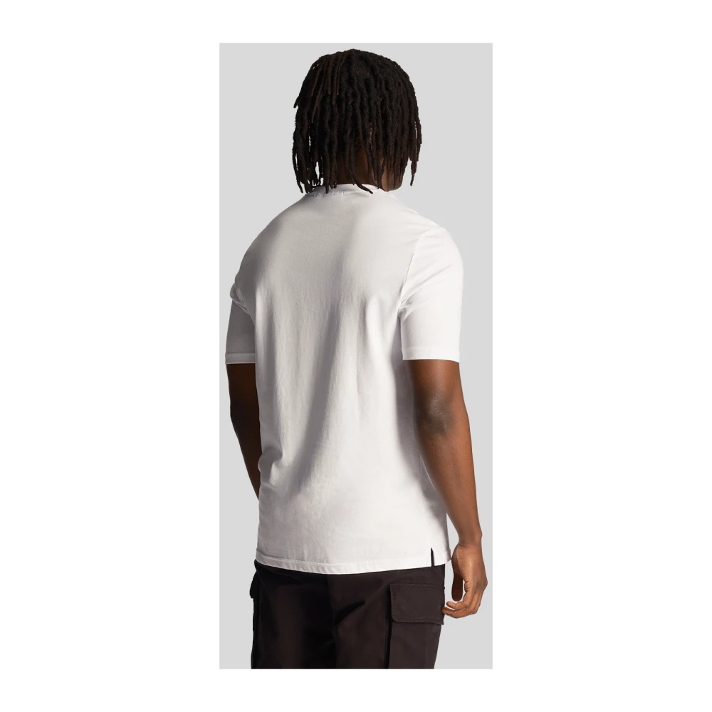 Lyle & Scott Vibrations Print T-Shirt White Heren