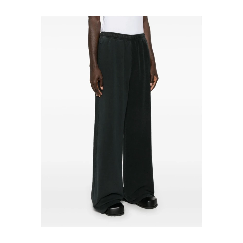 MM6 Maison Margiela Zwarte Katoenen Joggingbroek Black Heren