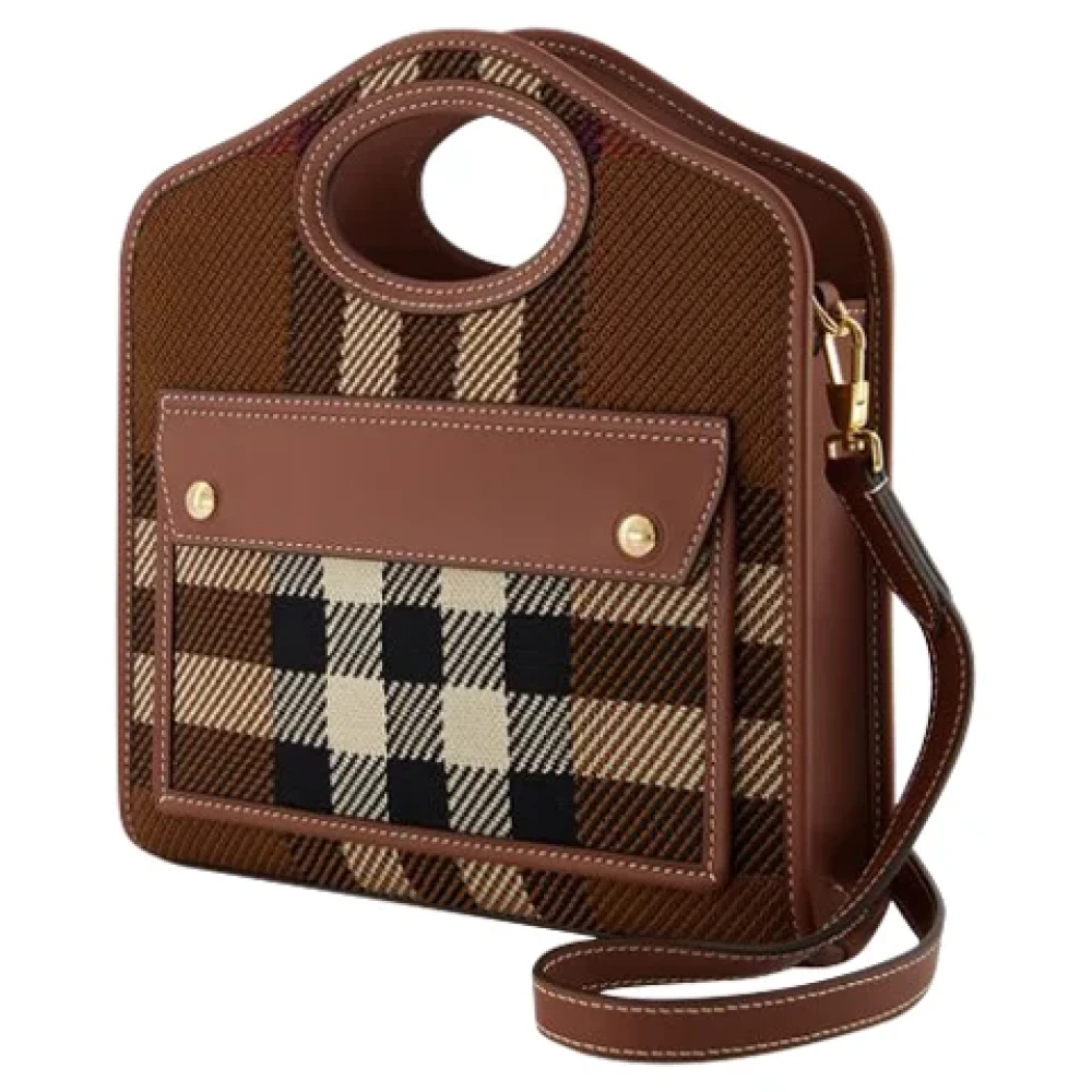 Burberry Fabric handbags Brown Dames