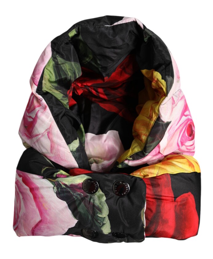 chapeau-a-motif-floral-noir