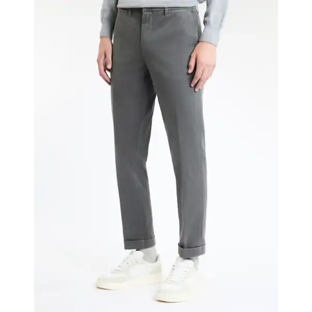Fay Grijze Stijlvolle Broek Gray Heren