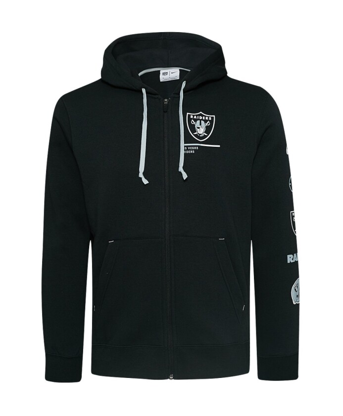 sweat-a-capuche-noir-las-veg-raid