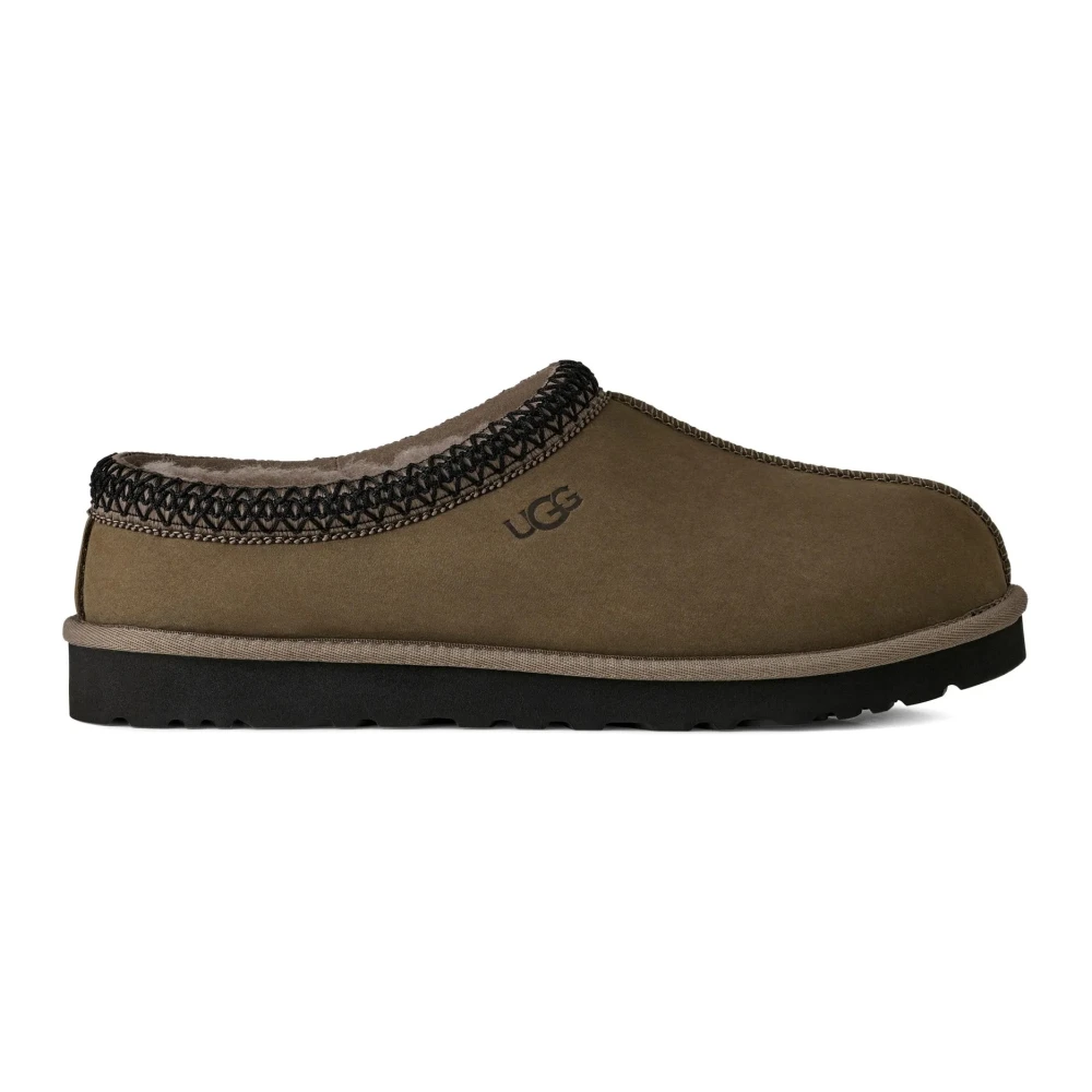 Ugg Men's Green Slippers, 6 Uk, Tasman Ii Nubuck