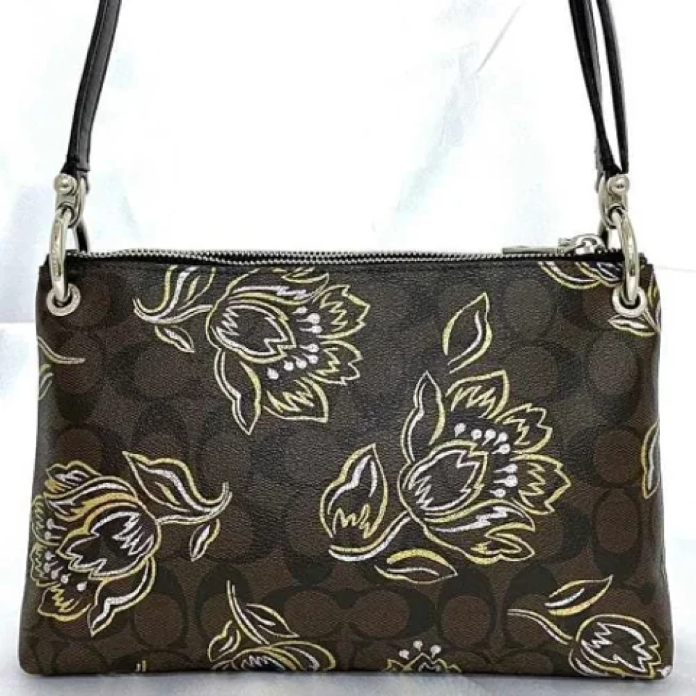 Coach Pre-owned Canvas shoulder-bags Multicolor Dames