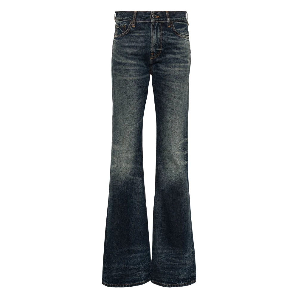 Haikure Vintage Blue Flora Stijlvolle Jeans Blue Dames
