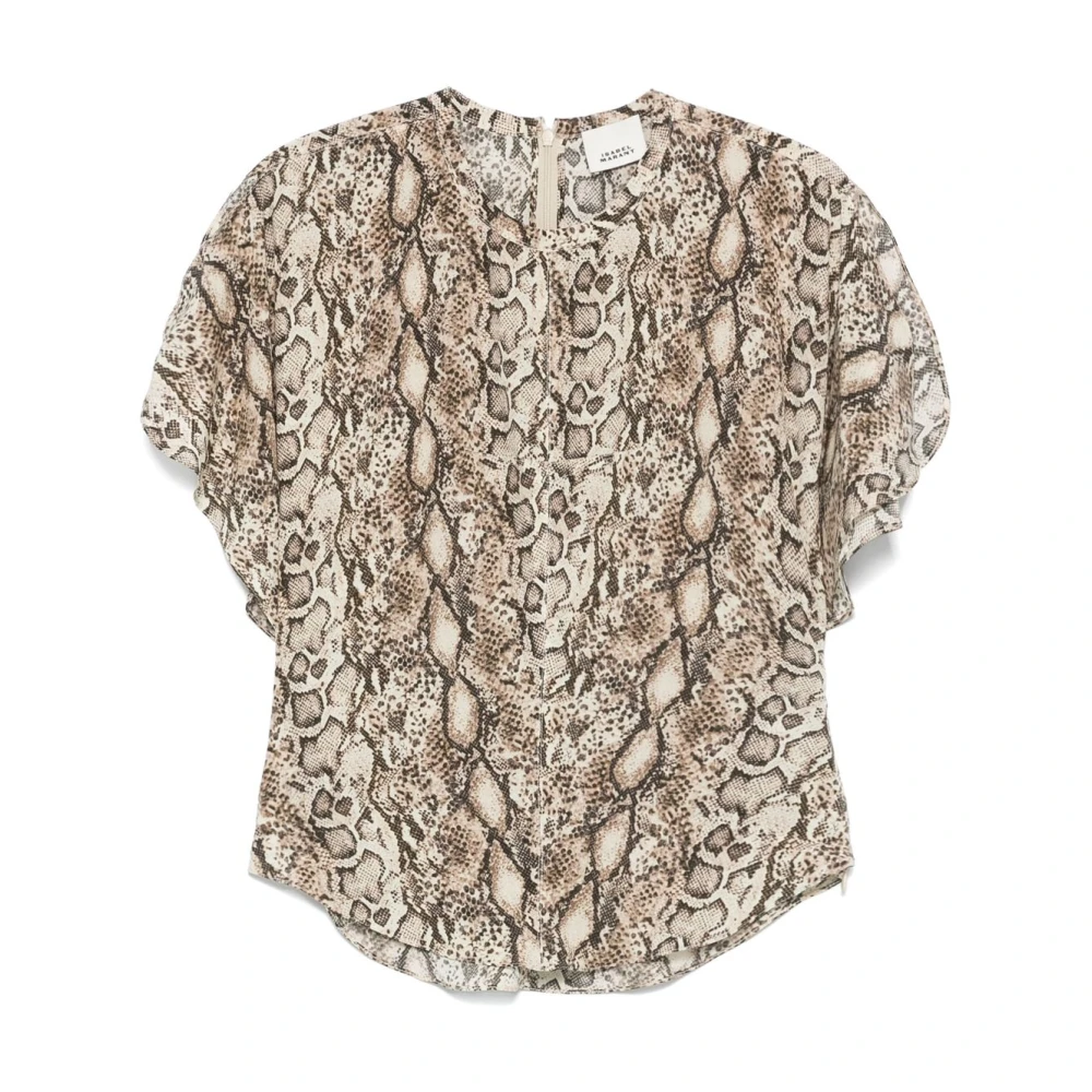 Isabel marant Beige Karlita Top Beige Dames