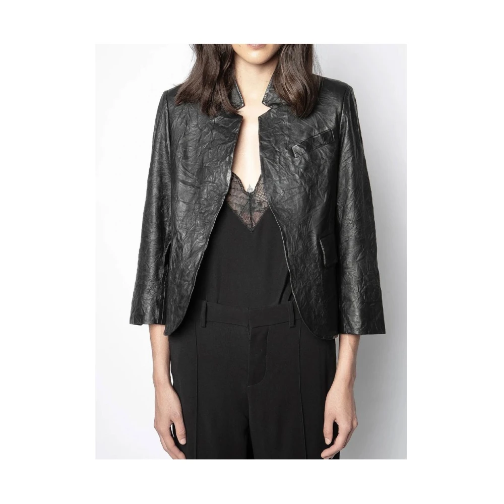Zadig & Voltaire Lichtgewicht Jas Black Dames